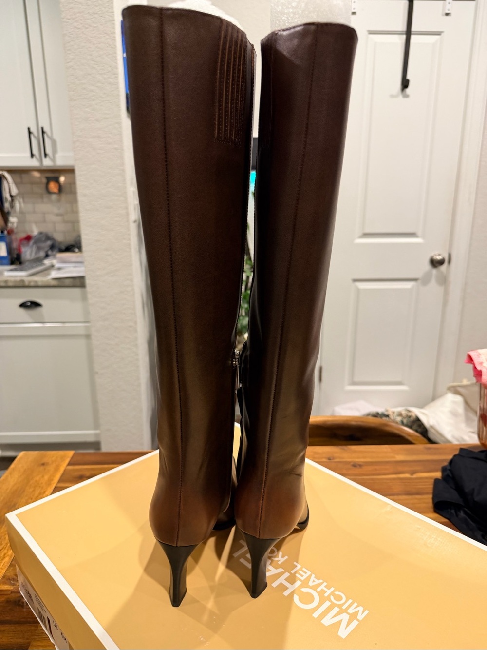 Michael Kors Dark Brown Over-the-Knee Boots - Picture 5 of 8